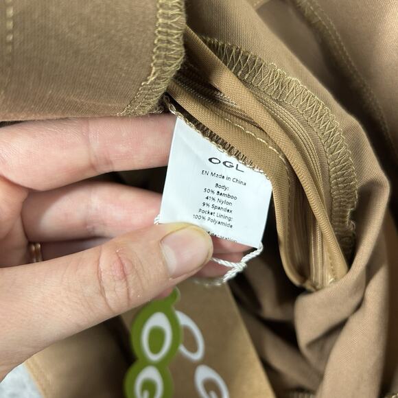 OGL Maxi Skirt Women’s 2XL Bamboo Belted Fit And Flare Brown Capsule Office - Picture 9 of 10